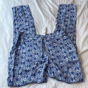 H&M Patterned Drawstring Pants
